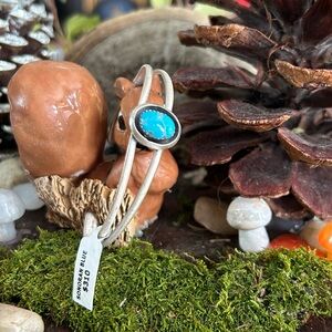 925 Sterling Sonoran blue beautiful cuff bracelet